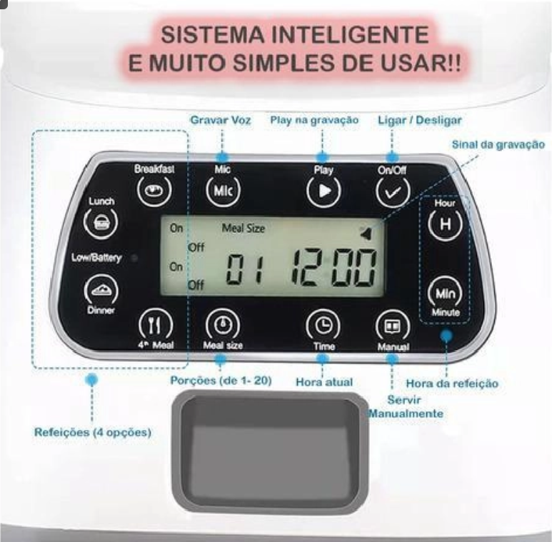 Comedor Pet Automático 3,5L