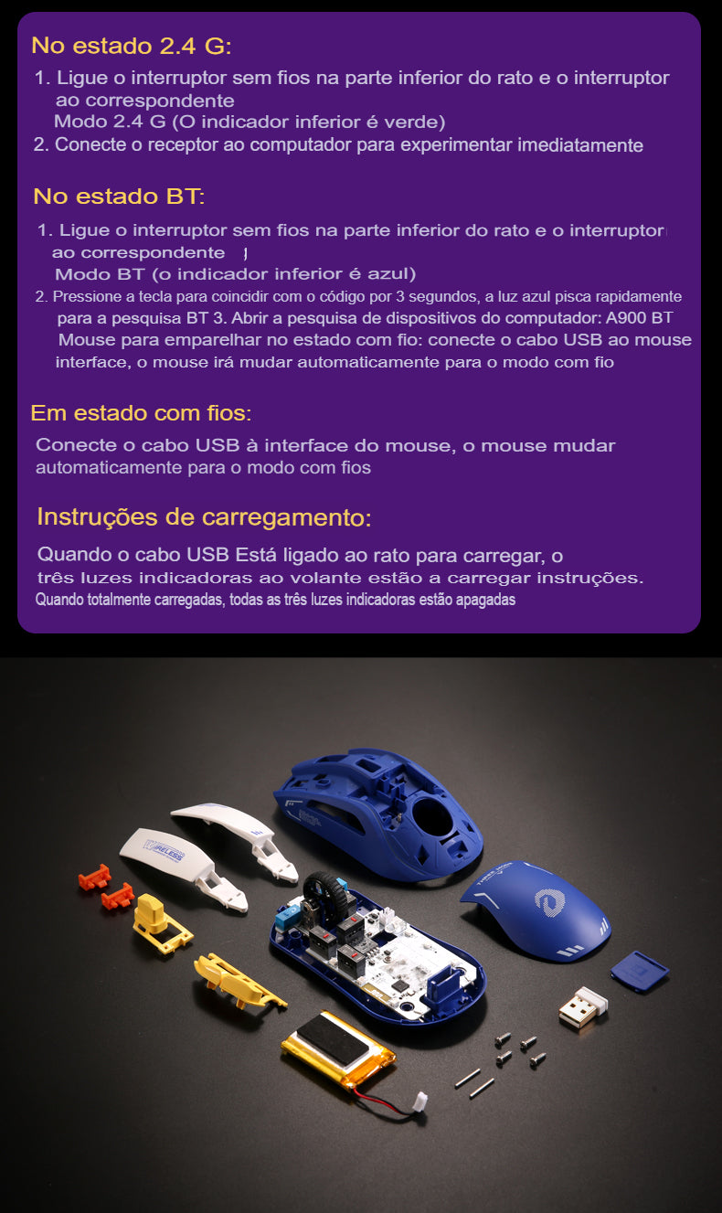 Mouse Gamer Dareu A950