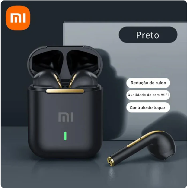 Fone de ouvido Xiaomi Wireless com cancelamento de ruído Bluetooth 5.3